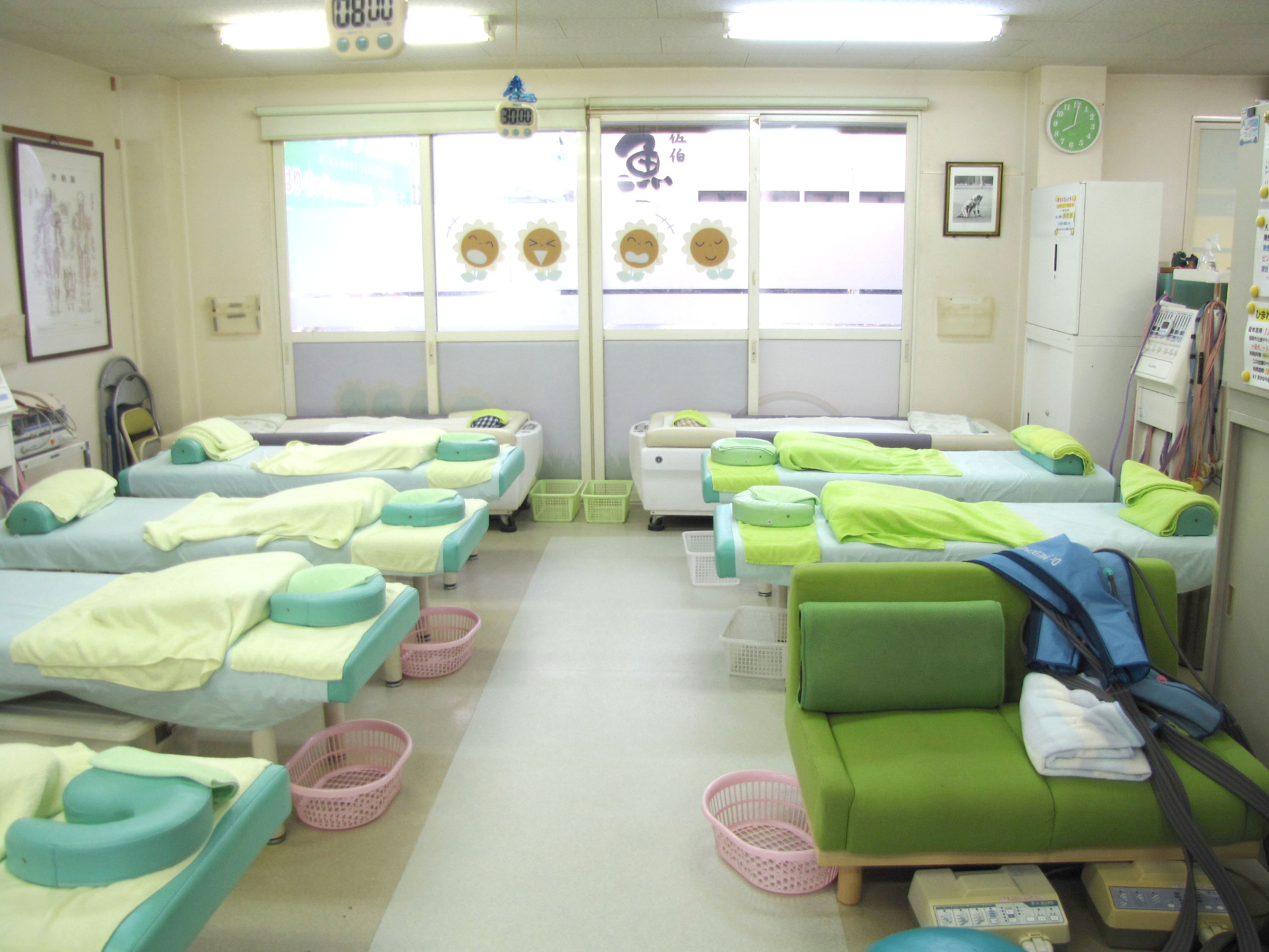 ひまわり整骨院の施術室